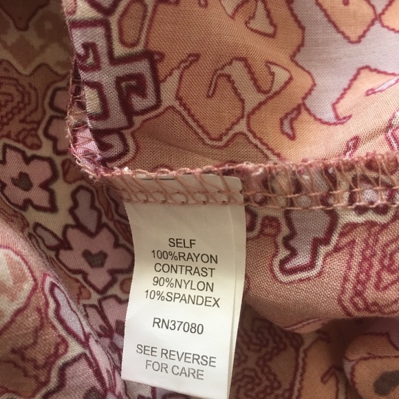 Pink pattern top - Picture 5 of 8